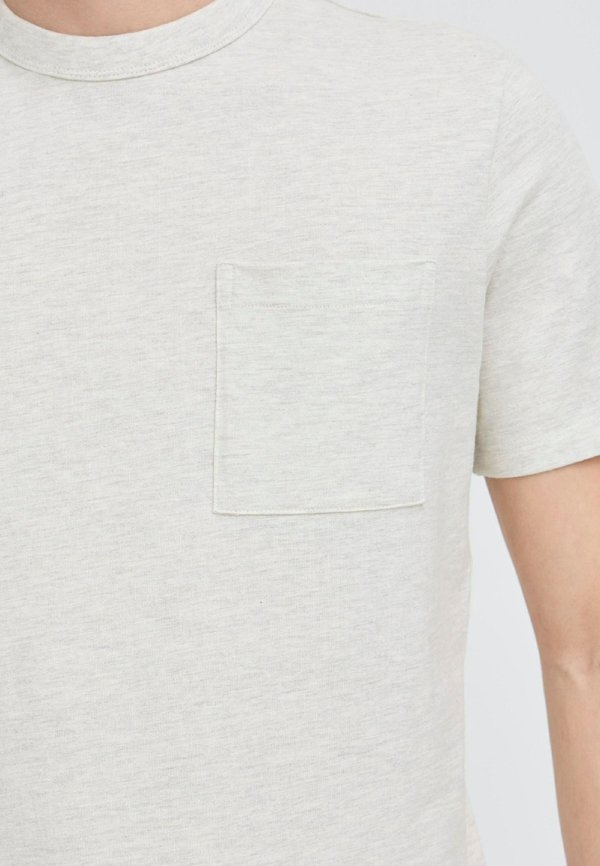 Basic T-shirt - egret melange3
