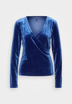 Pieces PCJOANNA - Top s dlhým rukávom - mazarine blue