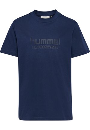 HUMMEL HMLJR BASE  - T-shirts print - dress blues