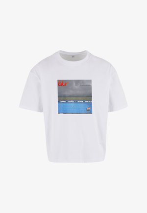 Merchcode, BLUR BALLAD OF DARREN CROPPED TEE - T-shirt print - white