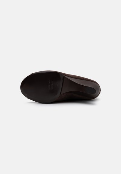 GIABORGHINI NINETTE - Botas mosqueteras - tiramisu
