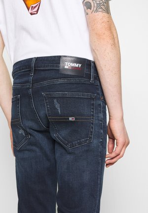 Slim fit -farkut - dark-blue denim