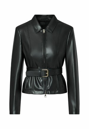 LIU JO, LIU JO JACKET WITH BELT - Veste en similicuir - black