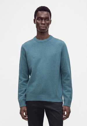 Samsøe Samsøe, ISAK SWEATER - Striktrøje - stormy sea
