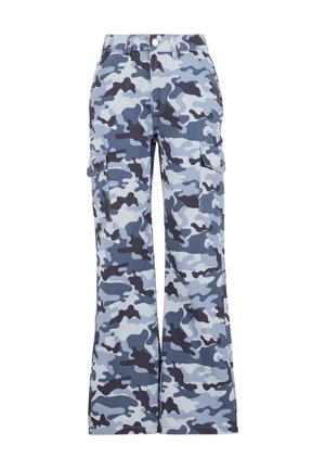 DEF Kavbojke na trapez - blue camo