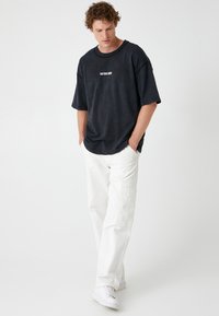 Koton T-shirts print - anthracite
