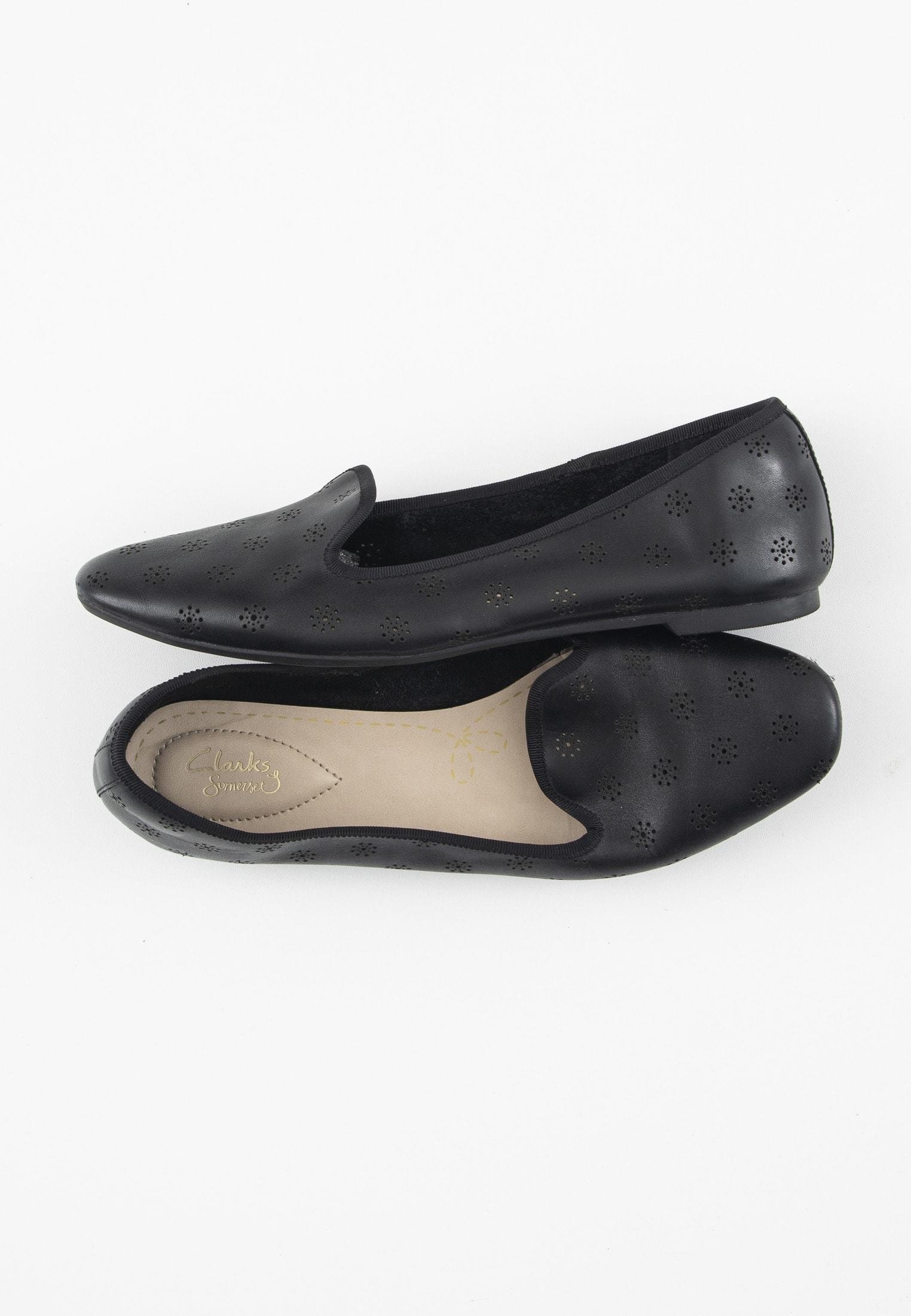 Instappers voor Dames in Zwart Leer | Hamble Loafer | Clarks