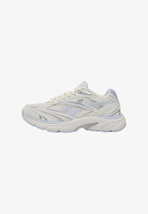 Reebok, BELWAVE-WHITE. - Road running shoes - tranquilblue chalk newgrey1