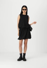 VILA VISEMA BALLOON SKIRT - Mini suknja - black