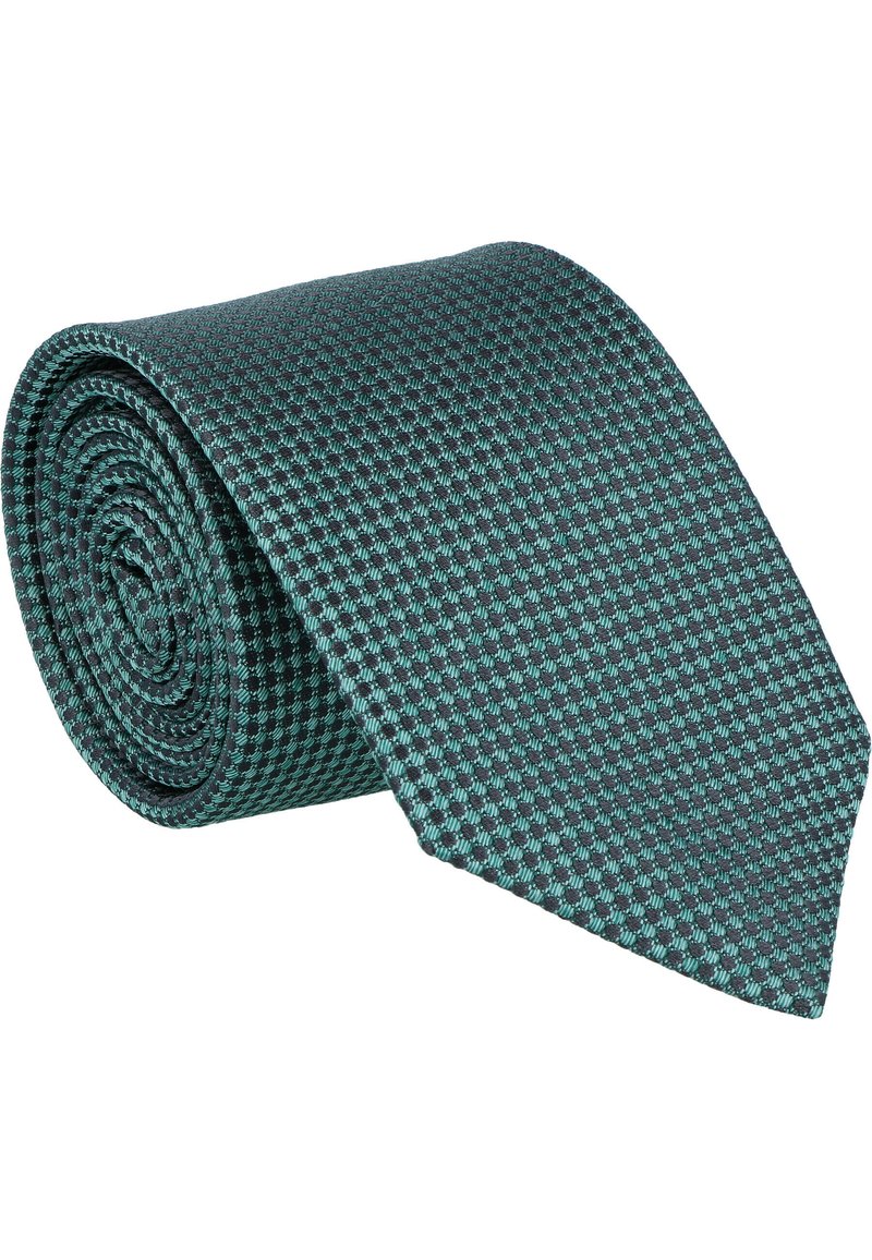 WILLEN UNI BI-COLOR - Krawatte - dunkelmint