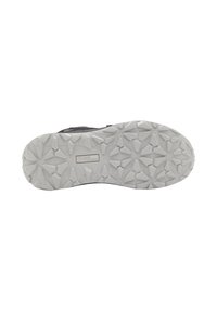 Shoe sole with a textured, white rubber surface featuring a star-like pattern, labeled with "Jack Wolfskin." Ideal for grip and durability.