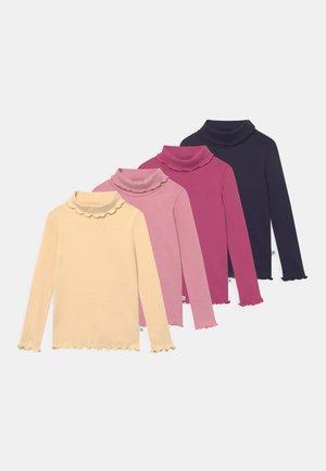 KIDS ROLLNECK 4 PACK - Top s dlouhým rukávem - cactus flower/banana/mauve/nachtblau