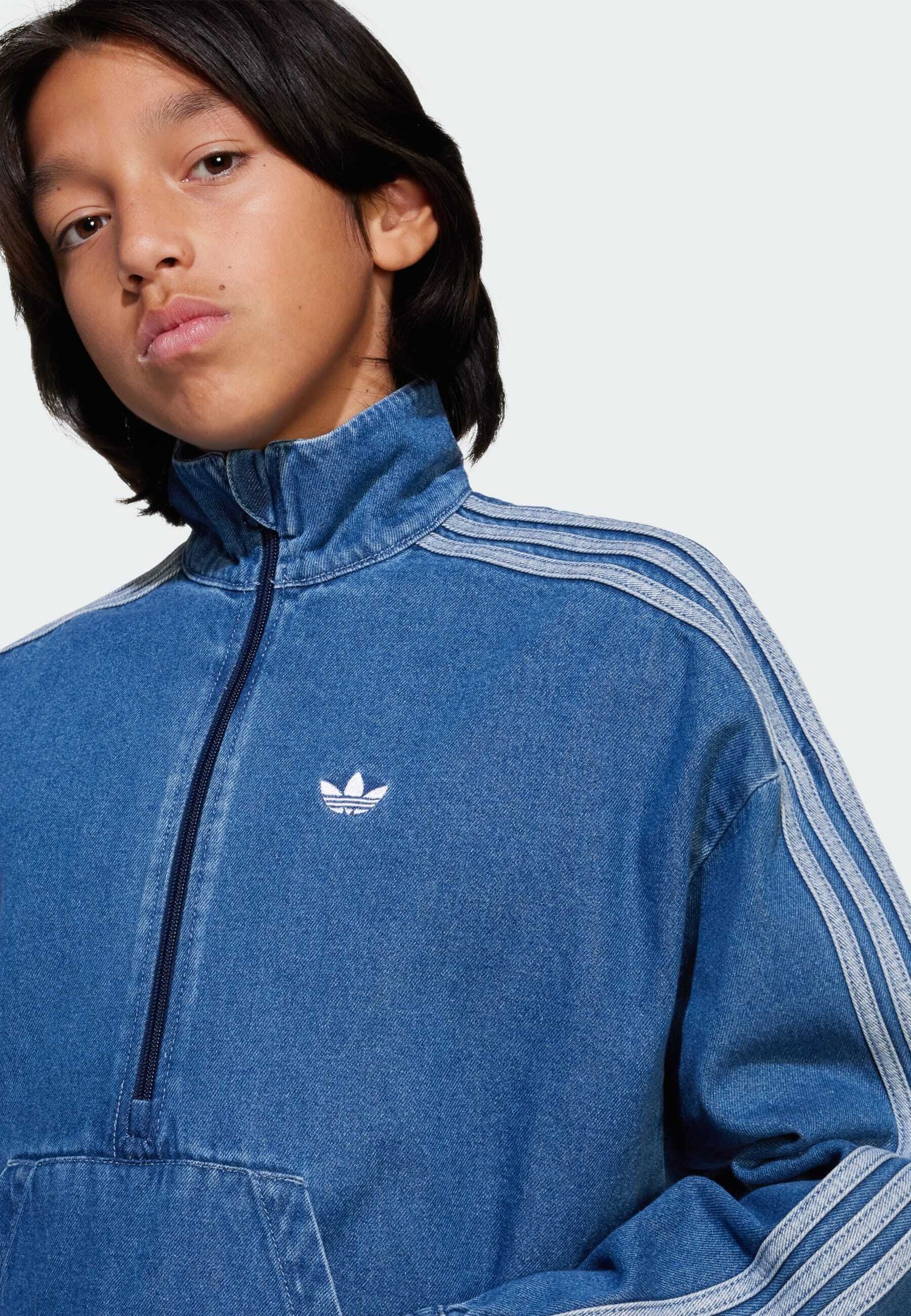 adidas Originals DENIM KIDS - Denim jacket - medium blue denim