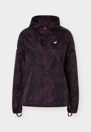 ASICS, FUJITRAIL PACKABLE - Αντιανεμικό μπουφάν - dark aubergine