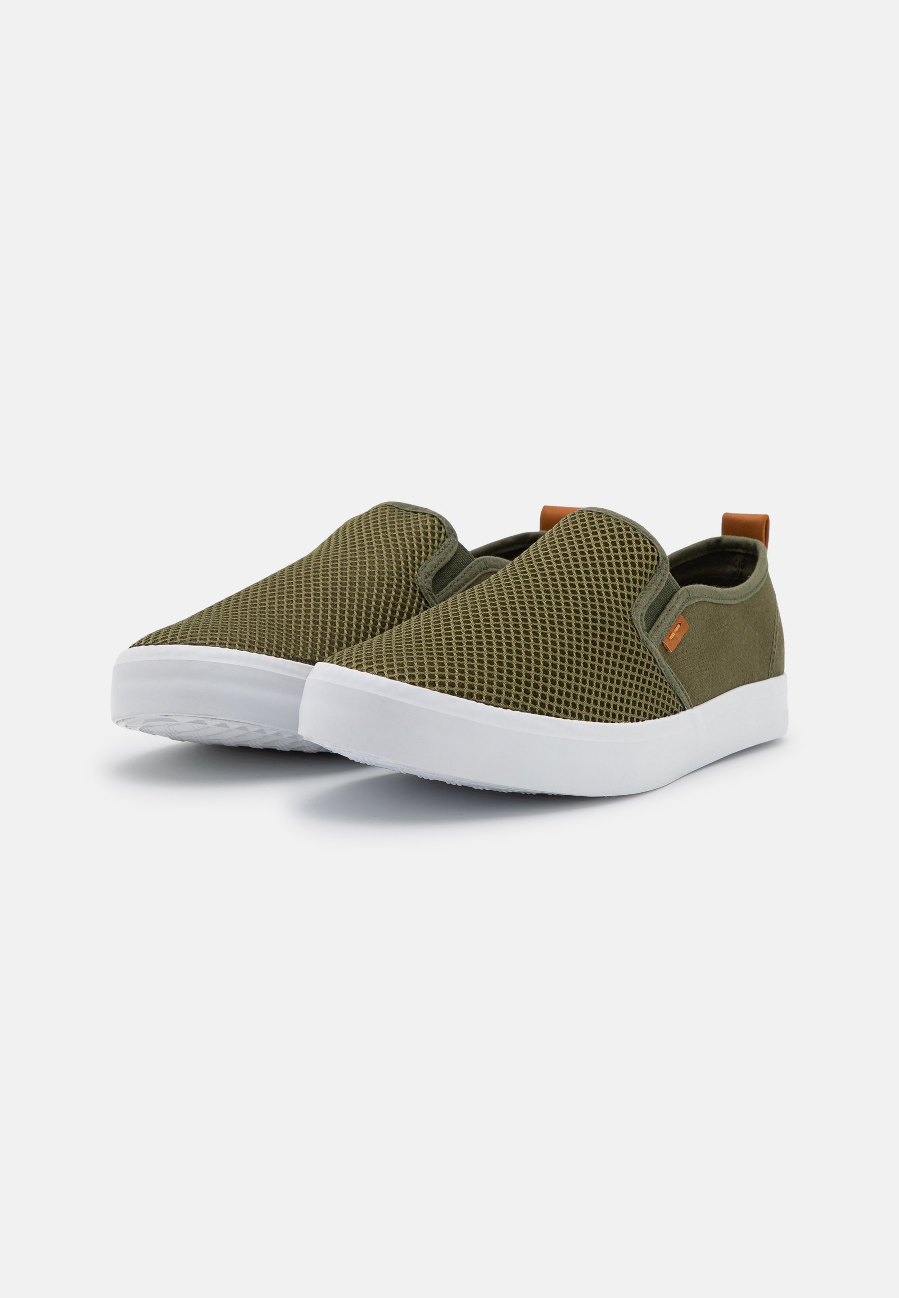 Pier One UNISEX - Scarpe senza lacci - khaki/cachi - Zalando
