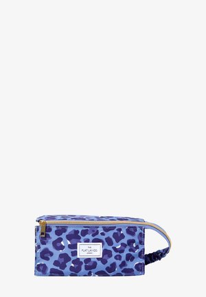 MARSHMALLOW FLAT LAY MAKEUP BOX BAG - Kosmetiktasche - blue leopard