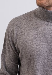 CASH-MERE ROLLKRAGEN  - Maglione - grau
