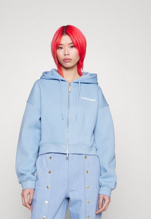 KITTY HOODED ZIP JACKET WOMEN - Zip-up sweatshirt - cerulean