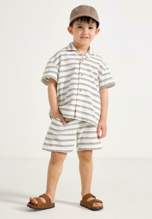 Lindex, LINDEX SET - SHIRT AND SHORTS LINDEX - Shorts - light beige