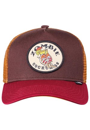Cap - brown red