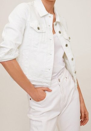 Džínová bunda - white