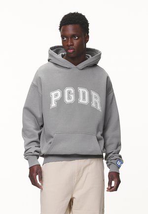 CARLO HOODIE - Kapuzenpullover - washed cool grey