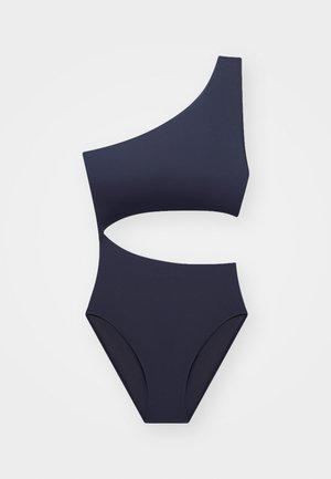 Lauren Ralph Lauren ONE SHOULDER CUTOUT 1PC - Badedrakt - dark navy
