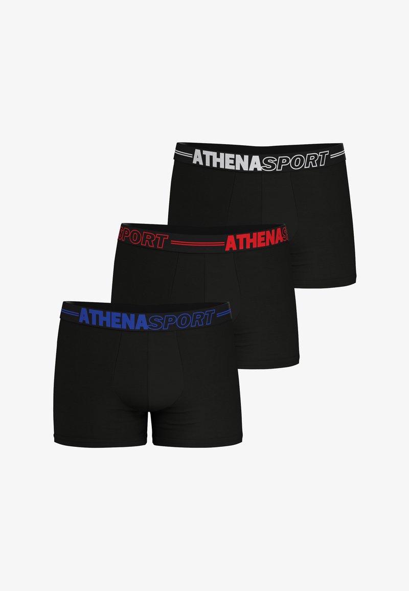 Athena 3 PACK - Boxers - noir noir noir