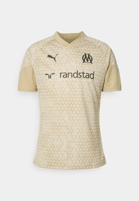 Puma OLYMPIQUE DE MARSAILLE TRAINING - Sportska majica - sand dune/granola