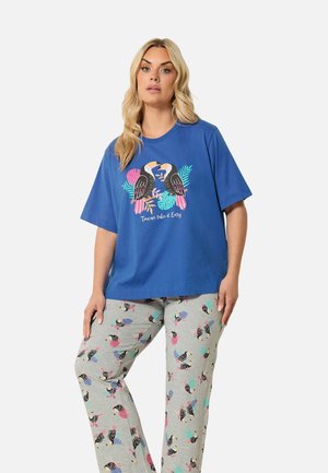 Yours Clothing, PLUS SIZE PYJAMAS - Pigiama - dark blue
