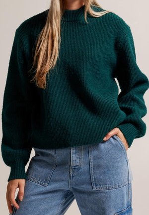 Strickpullover - dark green