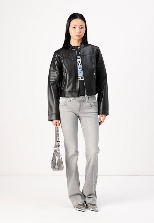 ONLSARAMY MOTO  - Leather jacket4