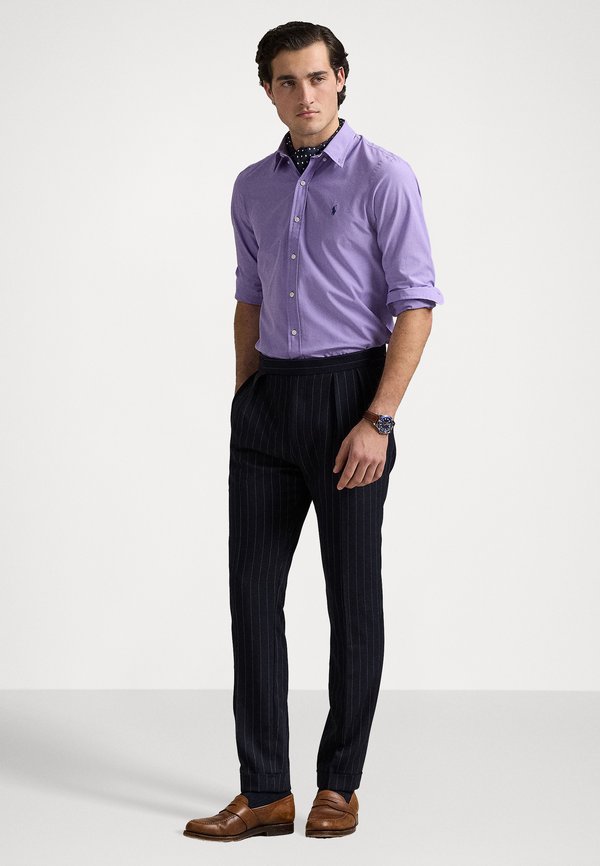 SLIM FIT STRETCH POPLIN SHIRT  - Shirt - aix lavender4