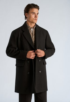 Lindbergh, DOUBLE BREASTED COAT - Classic coat - black