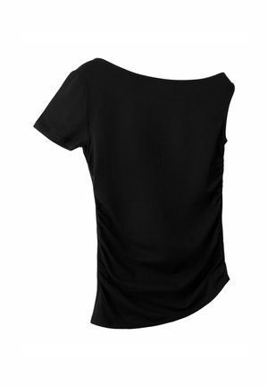 LMTD, TOP ASYMMETRICAL - Тениска с щампа - black