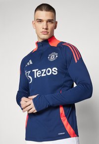 adidas Performance MANCHESTER UNITED TRAINING TOP - Top dugih rukava - night indigo/bright red