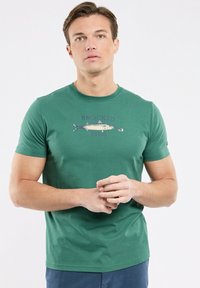 Non sélectionné, smocked fish dark ivy