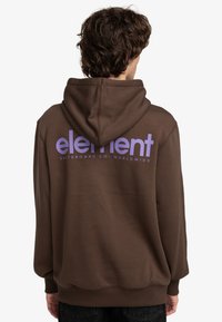 Element SIMPLE LOGO - Jersey con capucha - brown