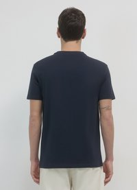 Calliope GIROCOLLO TINTA UNITA - T-shirt basic - blu notte