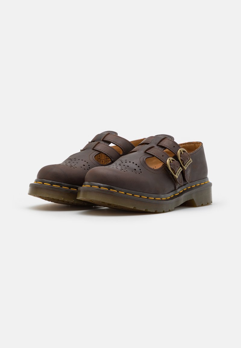 Martens MARY JANE Slip-ons dark brown