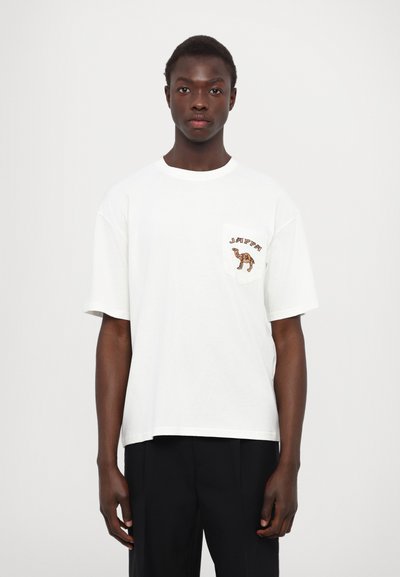 HOUSE OF JAFFA POCKETED UNISEX - T-shirt imprimé - off white