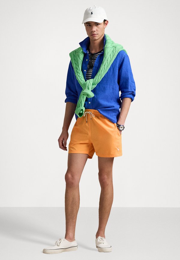 TRAVELER SLIM FIT SWIM TRUNK - Swimming shorts - key west orange3