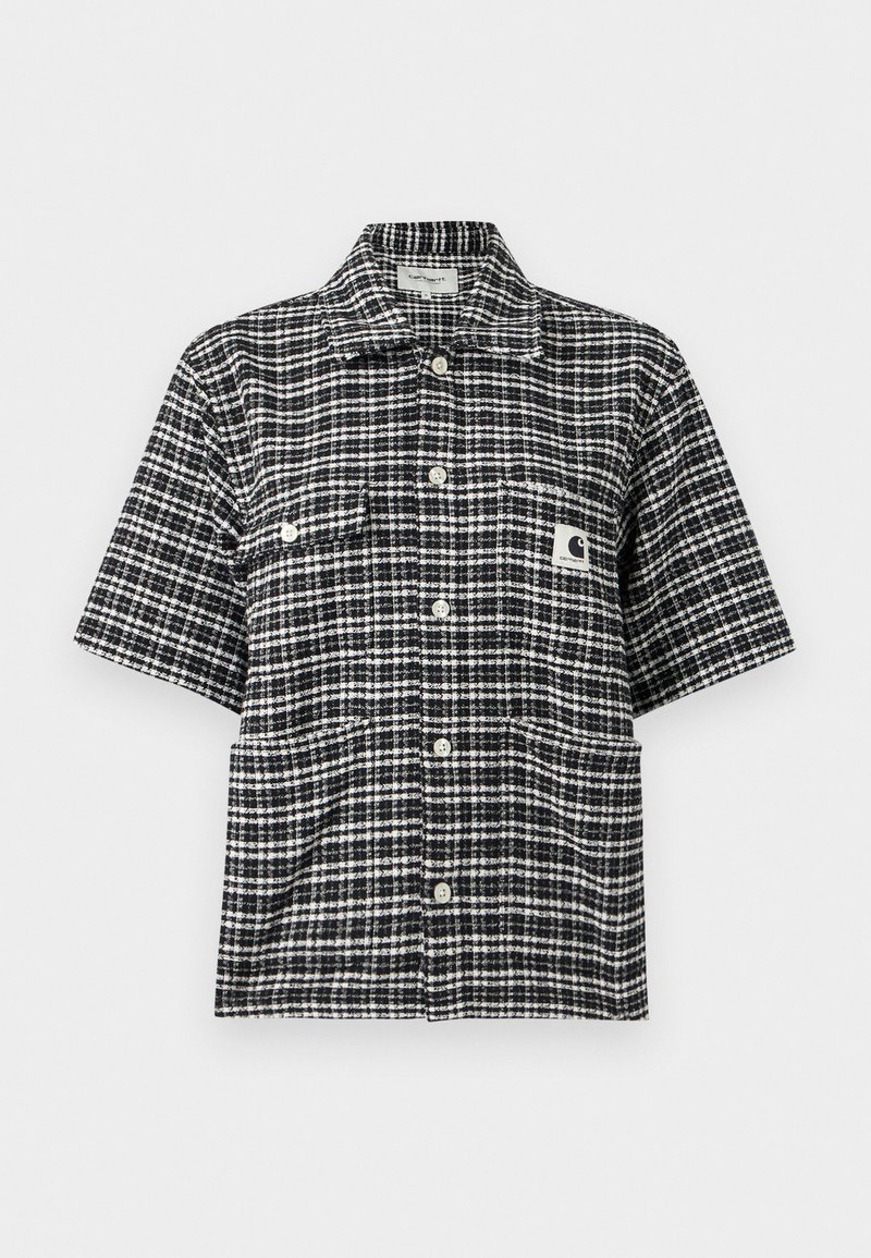 Carhartt WIP MICHIGAN - Button-down blouse - black - Zalando.co.uk