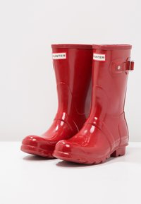 Hunter ORIGINAL ORIGINAL SHORT GLOSS - Galochas - middle red
