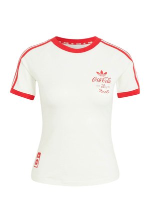 adidas Originals, ADIDAS ORIGINALS 3-STRIPES TEE - T-shirt print - core white