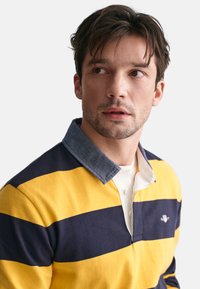 GANT STRIPE HEAVY RUGGER - Pitkähihainen paita - faded sunset
