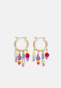 GITTE HOOP EARRINGS - Brincos - gold-coloured/multi