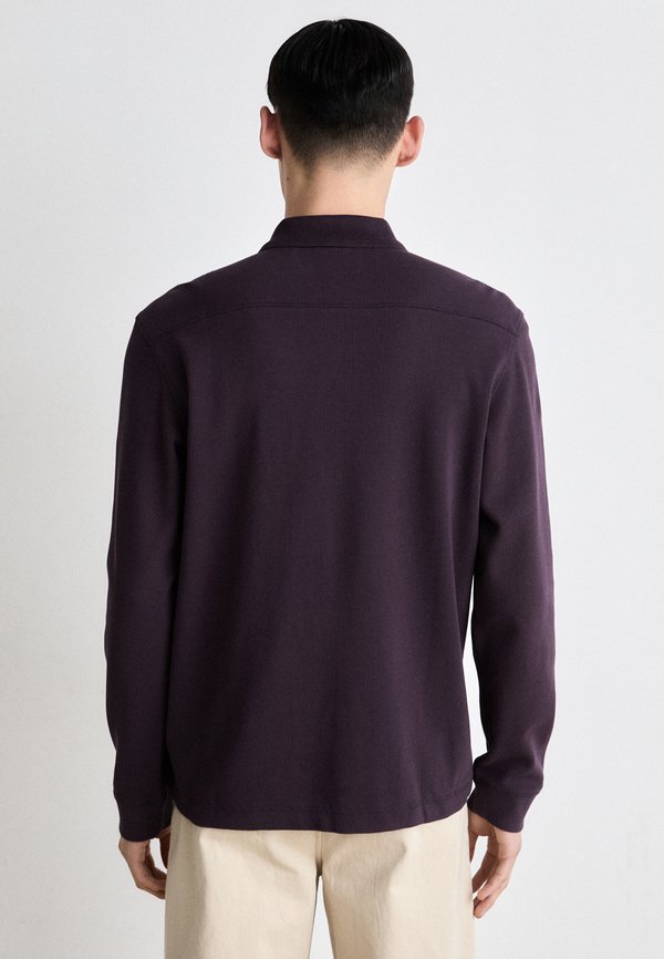 Long sleeved top - open purple3