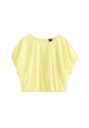 Lindex, LINDEX SHORT-SLEEVED BLOUSE LINDEX - T-shirts basic - light yellow
