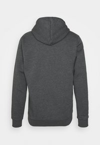 adidas Performance ESSENTIALS 3 STRIPES FULL ZIP - Camisola com fecho - dark grey heather